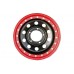Диск усиленный УАЗ стальной черный 5x139,7 8xR15 d110 ET-19 с псевдо бедлоком (красный)