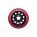 Диск усиленный JEEP стальной черный 5х114,3 8xR16 d84 ET-19 с бедлоком (красный)