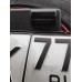 Бампер РИФ силовой задний УАЗ Хантер с калиткой и подсветкой номера, лифт 65 мм