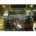 Бампер РИФ силовой передний УАЗ Патриот 2005+ с доп. фарами и защитной дугой (под парктроник)