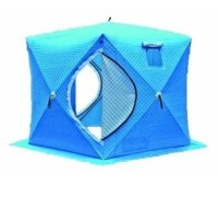 Палатка для зимней рыбалки утепленная MESAN (300x300x215) Синяя