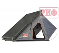 Палатка на крышу автомобиля РИФ Hard RT05-130, корпус алюминий, тент серый