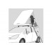 Палатка на крышу автомобиля AUTOHOME COLUMBUS VARIANT X-LARGE, тент серый, лестница 215 мм