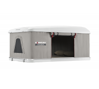 Палатка на крышу автомобиля AUTOHOME MAGGIOLINA AIRLANDER PLUS SMALL, серый тент, лестница 215 мм