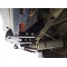 Бампер РИФ силовой задний УАЗ Патриот 2015+ с квадратом под фаркоп, стандарт