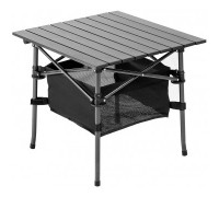 Стол складной Premier 55x55x50см., реечная столешница алюминий, с отделением под посуду