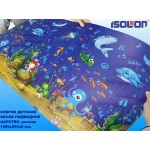 Коврик туристический детский ISOLON Decor Подводное царство 1800х550х8 синий без утяжек